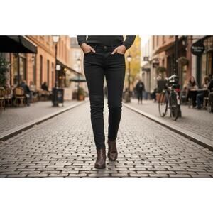 Calvin Klein Jeans 8 Gray Corduroy Straight Leg Mid Rise Retro Revival Classic